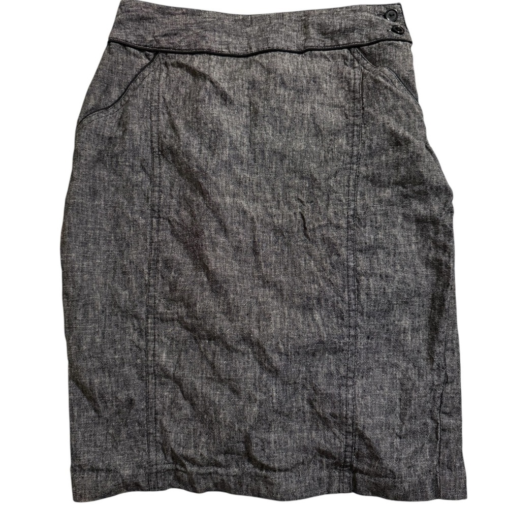 BCX Charcoal Pencil Skirt